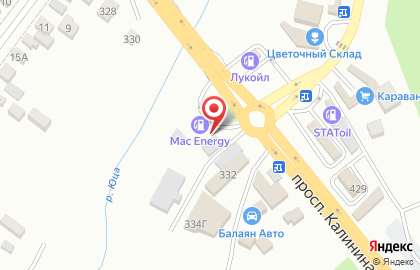 Автомойка в Ставрополе на карте