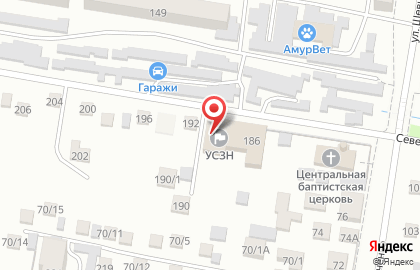 Федерация УШУ Амурской области на Северной улице на карте