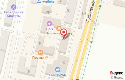 Магазин автозапчастей Алита в Калининграде на карте