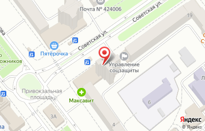 Оператор связи Tele2 на Советской улице на карте