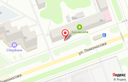 Продуктовый магазин Гарант на улице Ломоносова на карте