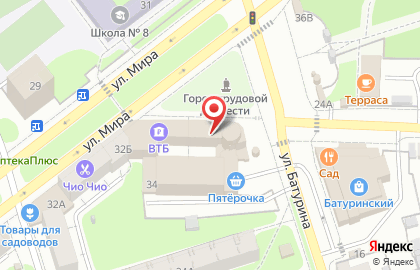 Кулинария Добрая ЕДА на улице Мира на карте