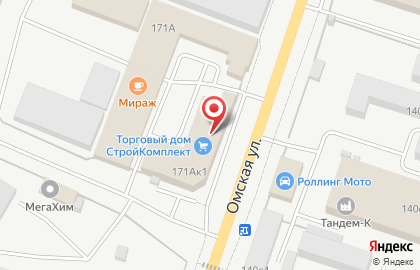 Оптово-розничный магазин Оптово-розничный магазин на Омской улице на карте