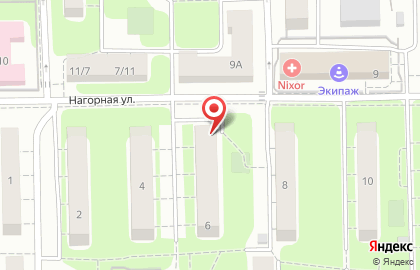 Мини-маркет Ром и Р на Нагорной улице на карте