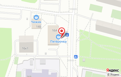 Супермаркет Пятёрочка на Днепропетровской улице, 16а на карте