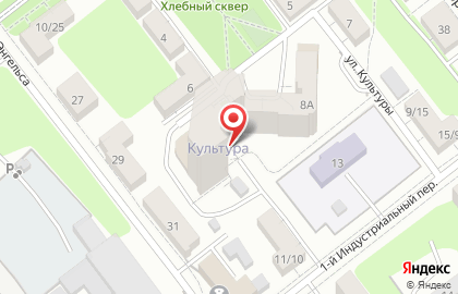 Продуктовый магазин Городской на улице Культуры на карте