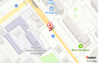 Крепеж на улице Строителей на карте