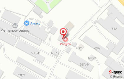 Наркологический центр Радуга в Октябрьском районе на карте