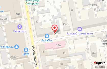 Юлия на Державинской улице на карте