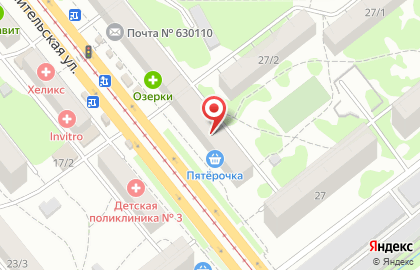 Супермаркет Экономька на Учительской улице на карте