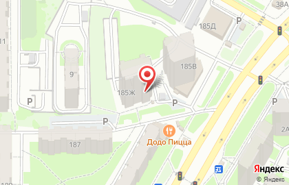 Служба доставки еды Osaka в Центральном районе на карте