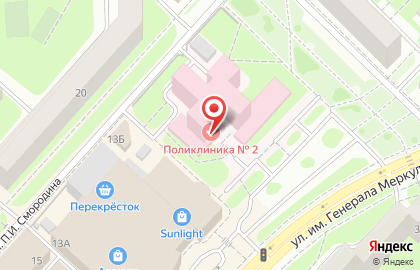 Аптека СП Самед на улице Петра Смородина на карте