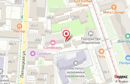 Кабинет массажа на Пятницкой улице, 43 стр 3 на карте