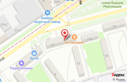 Центр продаж и обслуживания Tele2 на улице Обнорского на карте
