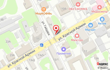 Торговый дом Народные двери в Центральном районе на карте
