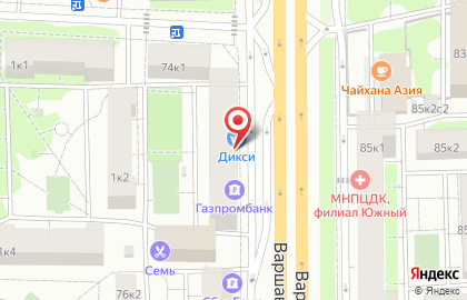 Цветочная база в Москве на карте