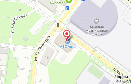 Автотехцентр АБС авто в Дзержинском районе на карте