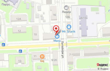 Аптека Живы-Здоровы на Литейной улице в Подольске на карте