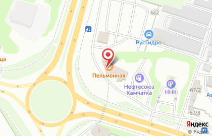Пельменная в Петропавловске-Камчатском на карте