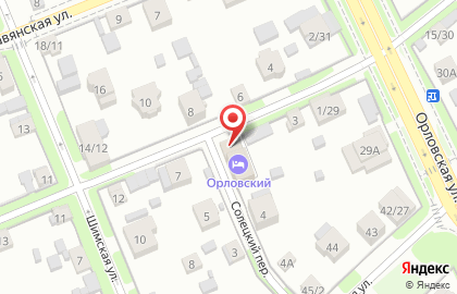 Гостевой дом Орловский на карте