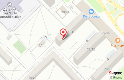 Продовольственный магазин на Автозаводском проспекте на карте