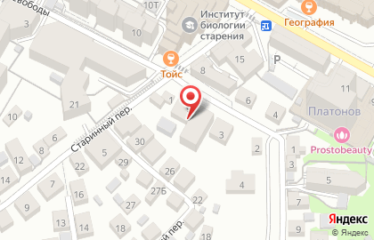 Индустриальный парк Перспектива в переулке Свободы на карте
