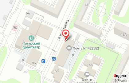 Аптека Таттехмедфарм в Нижнекамске на карте