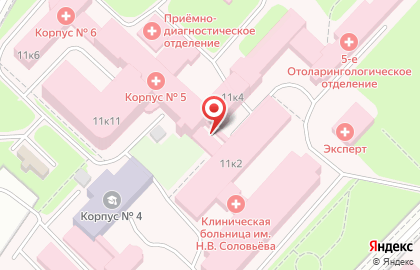 Медицинский центр Надежда на улице Загородный Сад на карте