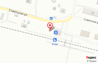 Магазин продуктов Смак на Советской улице на карте