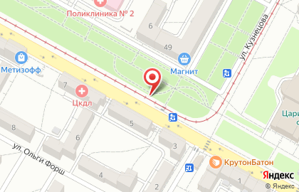 Графа на проспекте Металлургов на карте