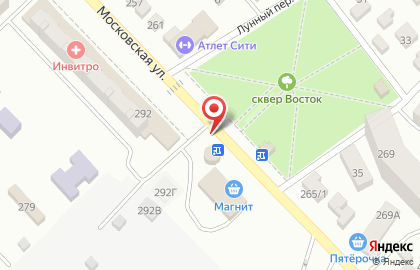 Магазин детского питания Малыш на Московской улице на карте