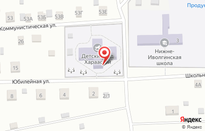 Детский сад Хараасгай на карте