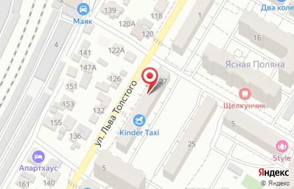 Торгово-монтажная фирма Потолков в Советском районе на карте