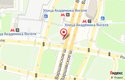 Парковка Гормост на улице Академика Янгеля на карте