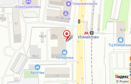 Автошкола Драйв в Москве на карте
