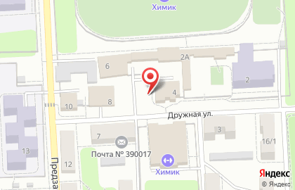 Салон-парикмахерская Красота на Дружной улице на карте