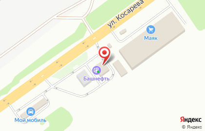Башнефть-розница на улице Косарева на карте
