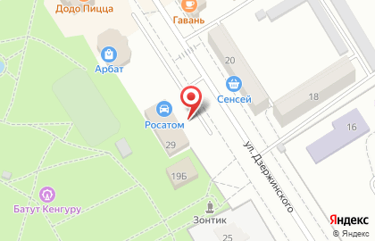 Боулинг-центр на ул. Дзержинского, 29 на карте