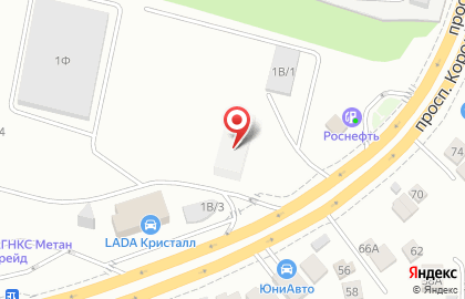 Производственная компания на проспекте Королёва на карте