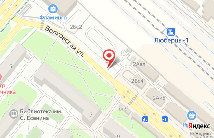 Автостоянка на Волковской, 2Б ст3 на карте