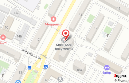 Многофункциональный центр Мои Документы в Краснооктябрьском районе на карте
