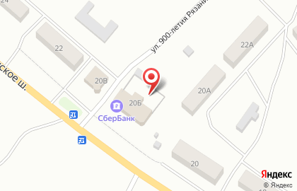 СберБанк в Рязани на карте