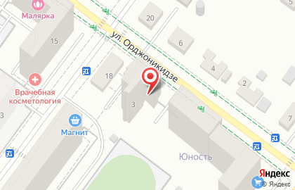 Парикмахерская Лиана на улице Орджоникидзе на карте