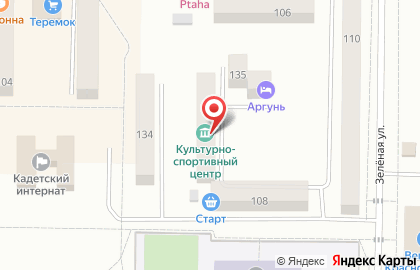 Краснокаменский отдел социальной защиты населения на карте