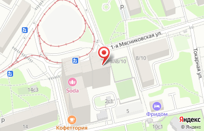 Служба курьерской доставки СберЛогистика на 1-й Мясниковской улице на карте