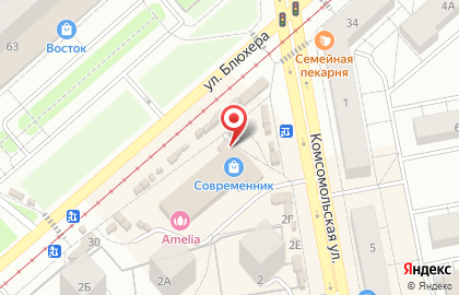 ТЦ Современник в Кировском районе на карте