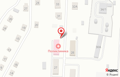 Осинниковская городская больница на улице Дзержинского на карте