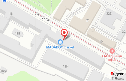 Медицинский центр доктора Добродеева в Калининском районе на карте