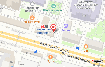 На Рязанском на Рязанском проспекте на карте