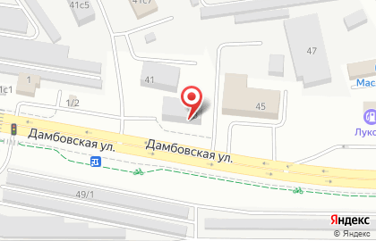 Торгово-сервисная компания Густав на Дамбовской улице на карте